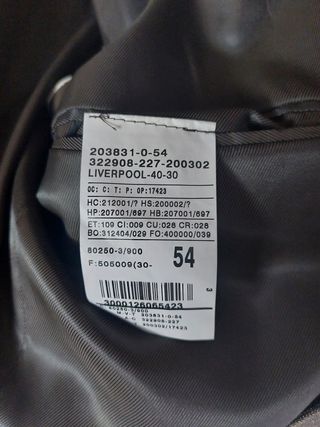 Traje caballero FLORENTINO.  