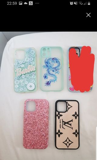 Lote 4 fundas movil iphone 12 pro