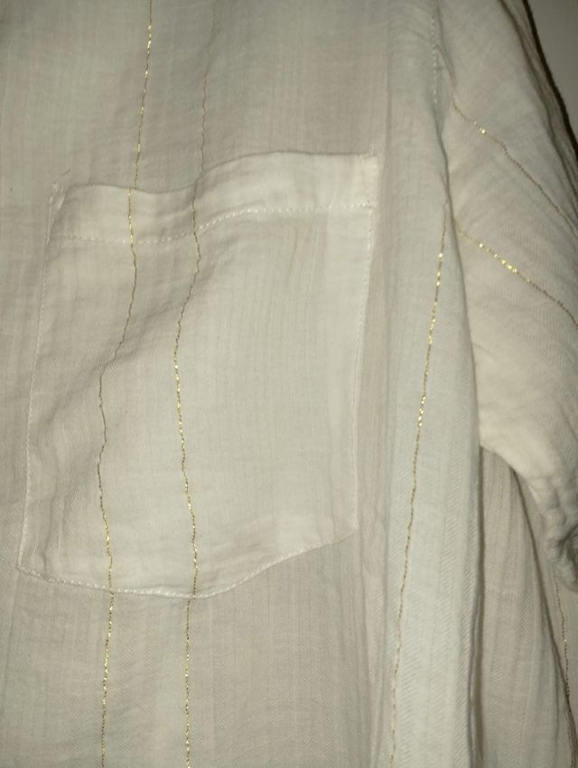 Camicia di Lino con filature dorate