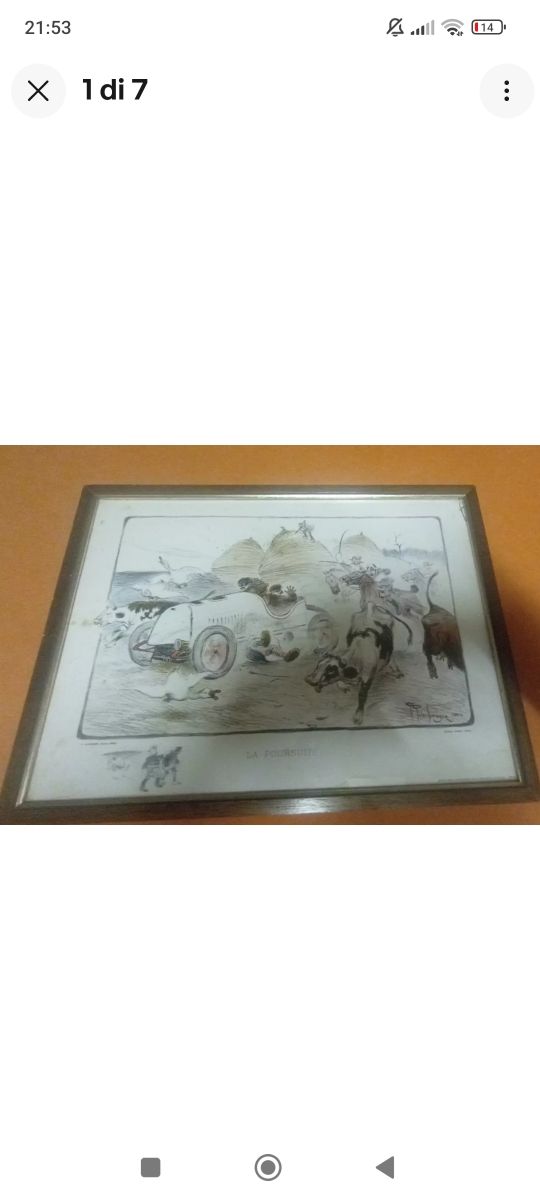 Vecchia stampa automobilistica