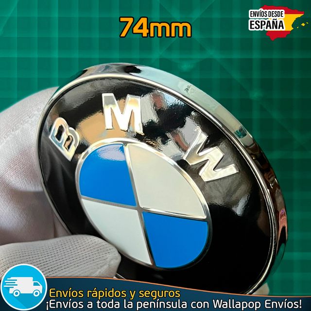 Emblema BMW 74mm Maletero Serie 3 5 6 7 X3 X5 Z3