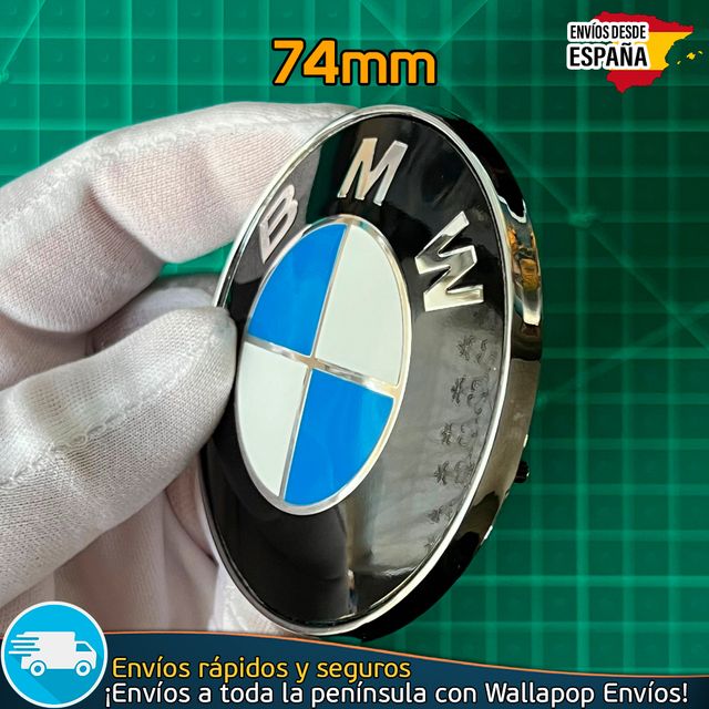 Emblema BMW 74mm Maletero Serie 3 5 6 7 X3 X5 Z3