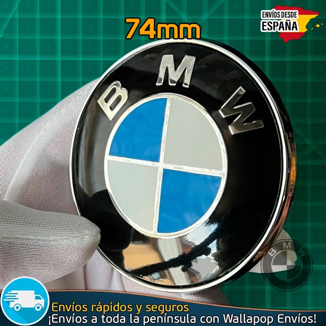 Emblema BMW 74mm Maletero Serie 3 5 6 7 X3 X5 Z3