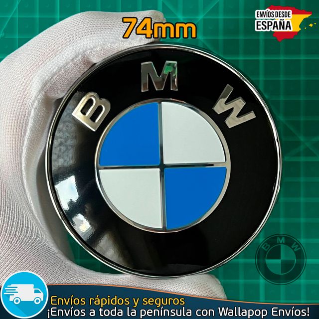 Emblema BMW 74mm Maletero Serie 3 5 6 7 X3 X5 Z3
