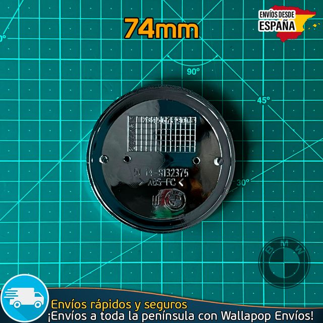 Emblema BMW 74mm Maletero Serie 3 5 6 7 X3 X5 Z3