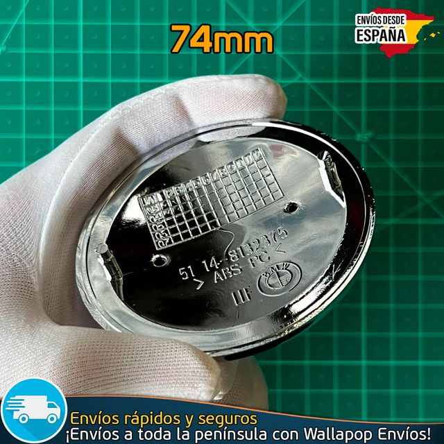 Emblema BMW 74mm Maletero Serie 3 5 6 7 X3 X5 Z3