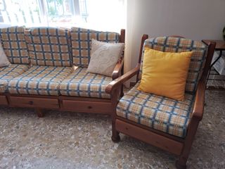 Conjunto Sofá + 2 Sillones