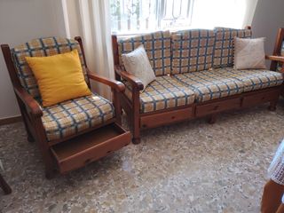 Conjunto Sofá + 2 Sillones