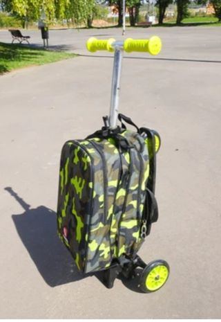 Patín 3 ruedas con mochila