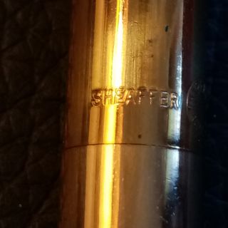 Stilografica Sheaffer placcata oro