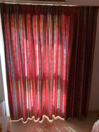 Cortina opaca visillo vintage