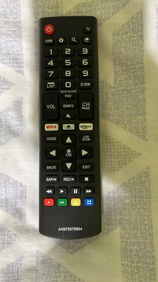 Mando nuevo para tv de lg