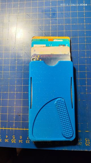 Tarjetero billetera con elevador