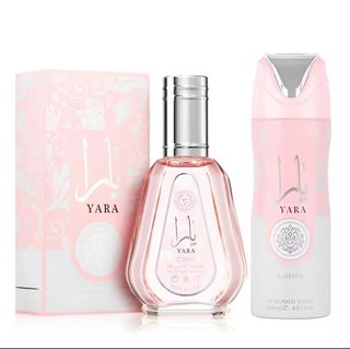 Perfume arabe yara + desodorante yara para mujer