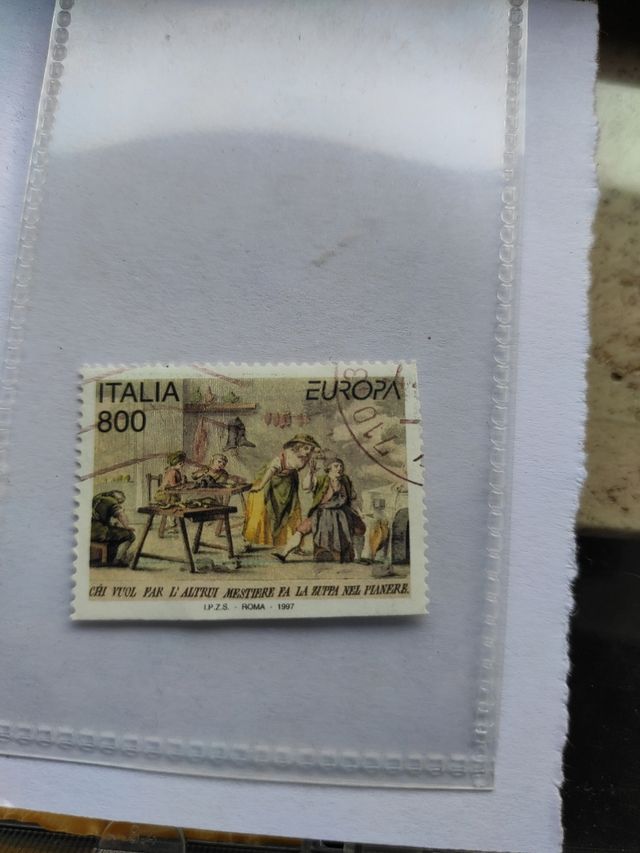 Francobolli Castello di Rovereto e Itali