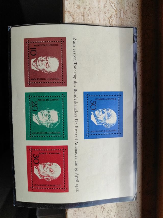 Francobolli Germania Adenauer