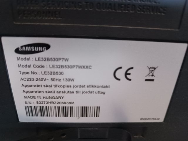 TV Samsung LE32B520P7WXXC