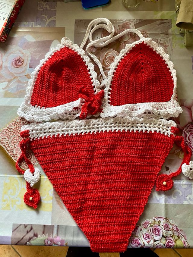 Costume bikini crochet nuovo