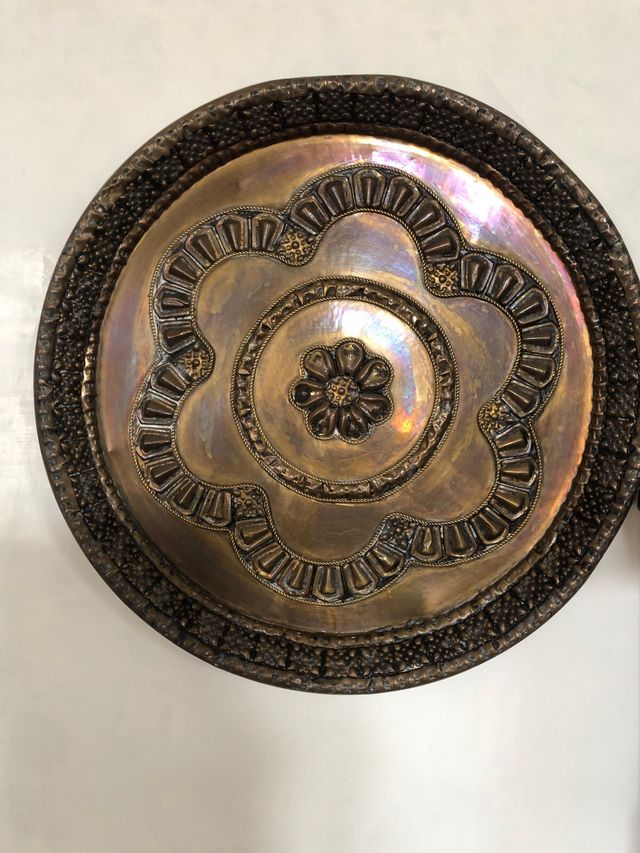 Piatto antico originale indiano