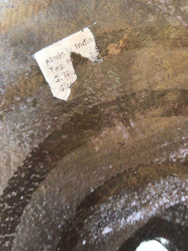 Piatto antico originale indiano