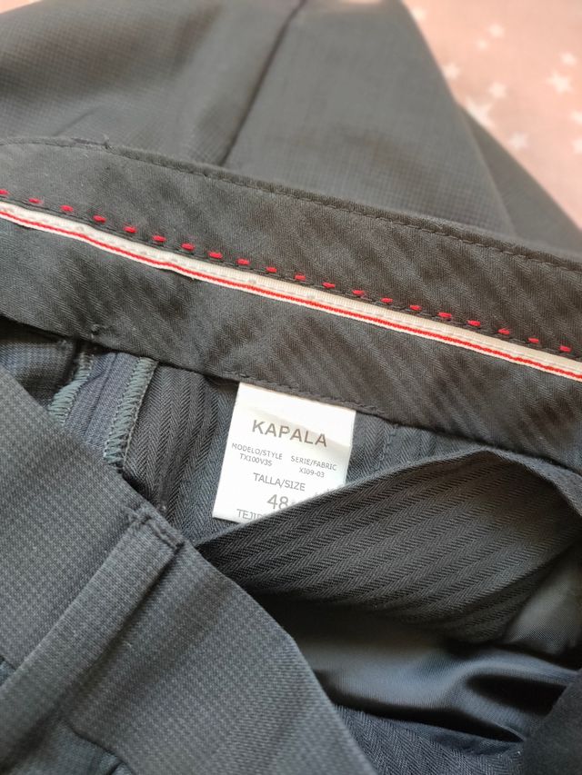 Traje de chaqueta hombre. Talla 48