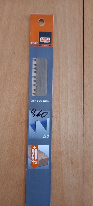 3 hojas para sierra madera