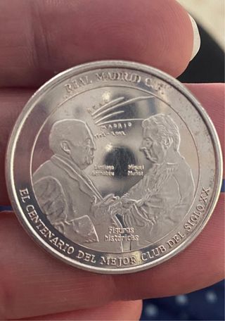 Moneda de coleccionista Real Madrid
