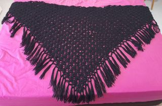 Toquilla crochet lana años 50 hecha a mano