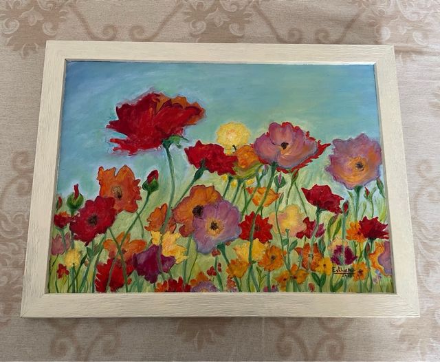 Bella pittura a olio dipinta a mano