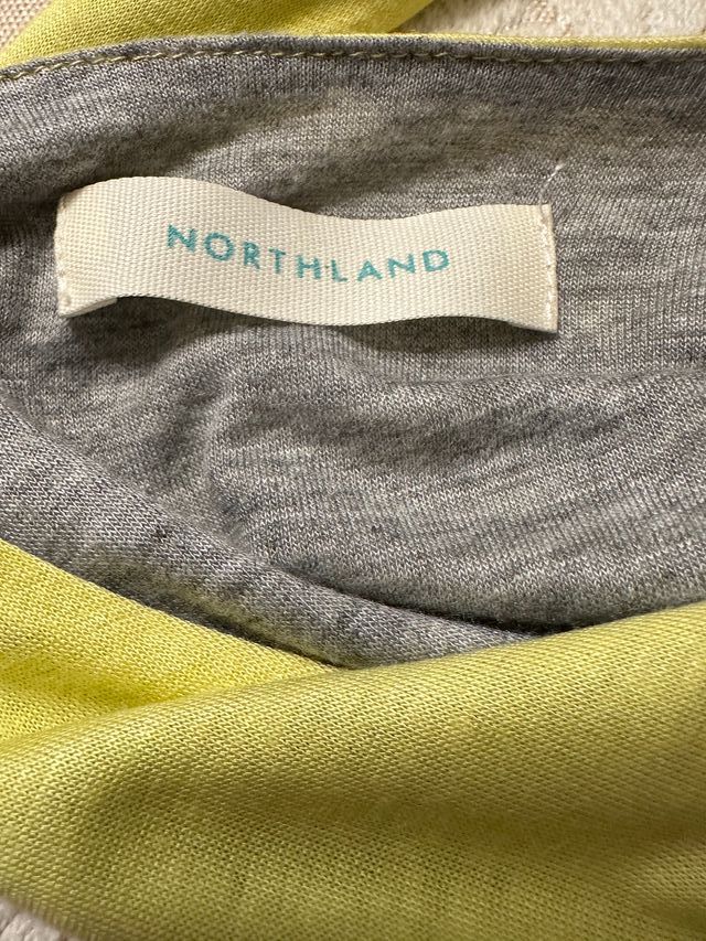 Northland , morbida blusa gialla, mai indossata