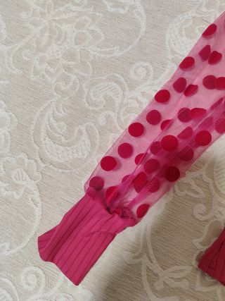 Camiseta rosa fucsia 