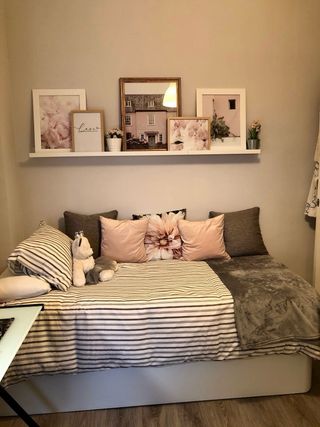 Funda nórdico de Ikea y manta pie de cama