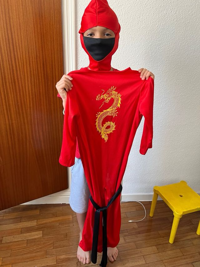 Disfraz de ninja niño 5-6 años