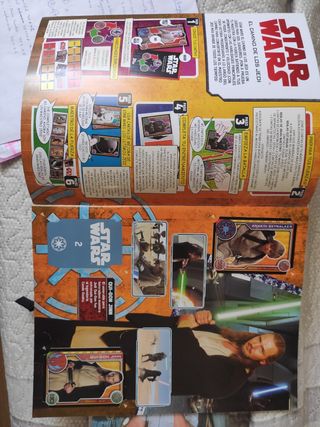 Album y cartas Star Wars Carrefour