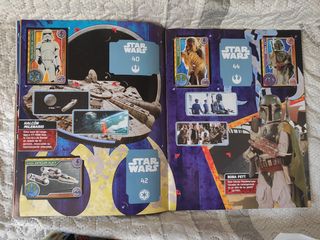 Album y cartas Star Wars Carrefour