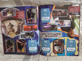 Album y cartas Star Wars Carrefour
