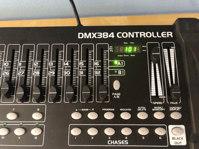 Mesa dmx 384 beamz como nueva