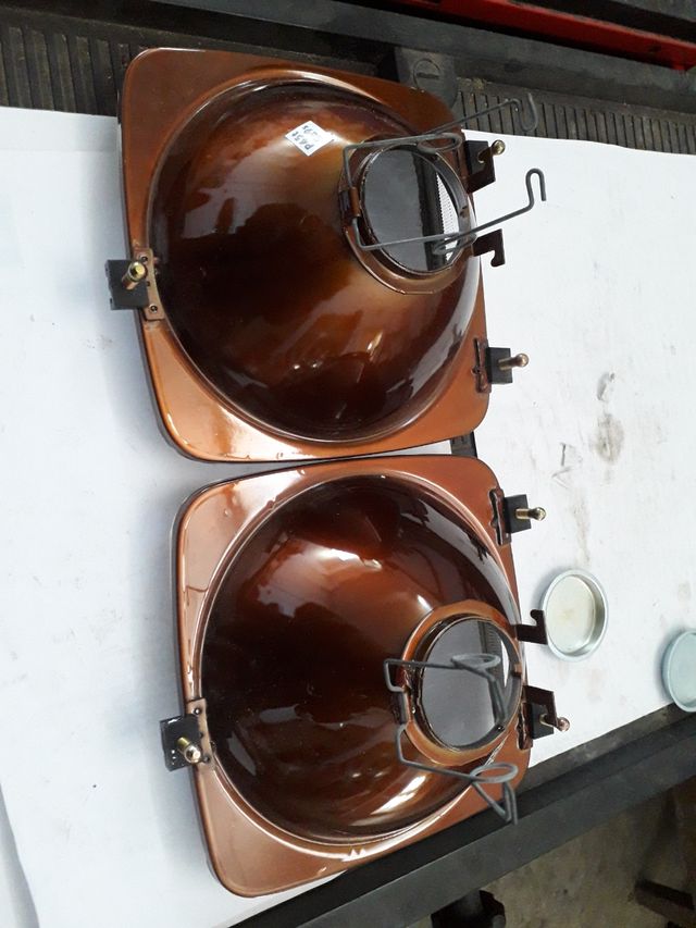 Juego ópticas de faros delanteros Rin