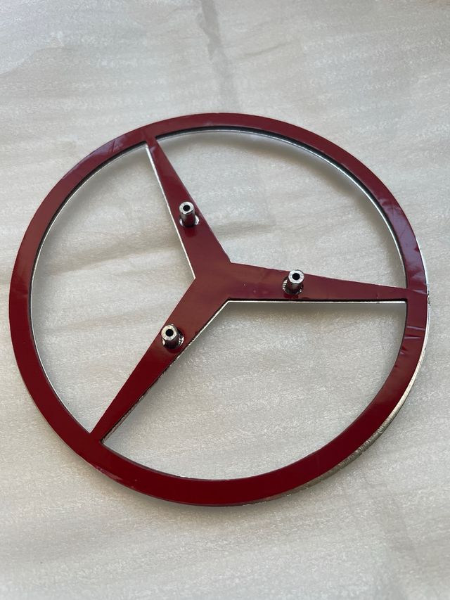 Logo mercedes 114mm e140 maletero