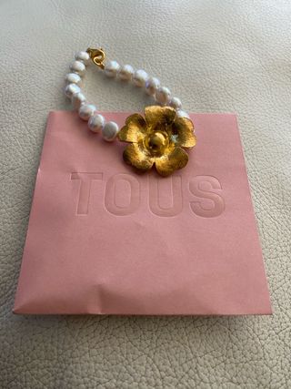 pulsera Tous de oro vermell y perlas Gelée