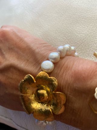 pulsera Tous de oro vermell y perlas Gelée