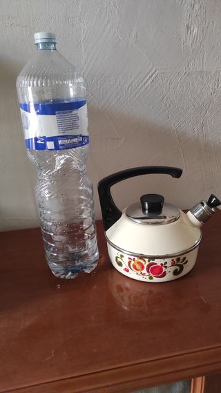 Bollitore acqua smaltato vintage