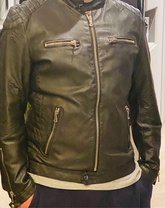 Giacca uomo similpelle