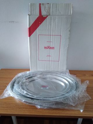 Juego 4 fuentes Inoxibar