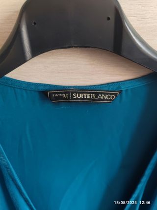 Blusa azul mujer talla 38-40