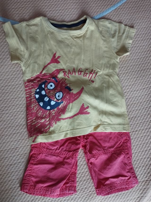 Conjunto camiseta+pantalón pirata