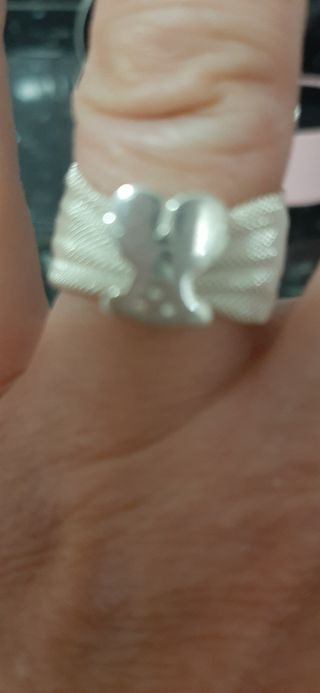 Anillo malla oso tous