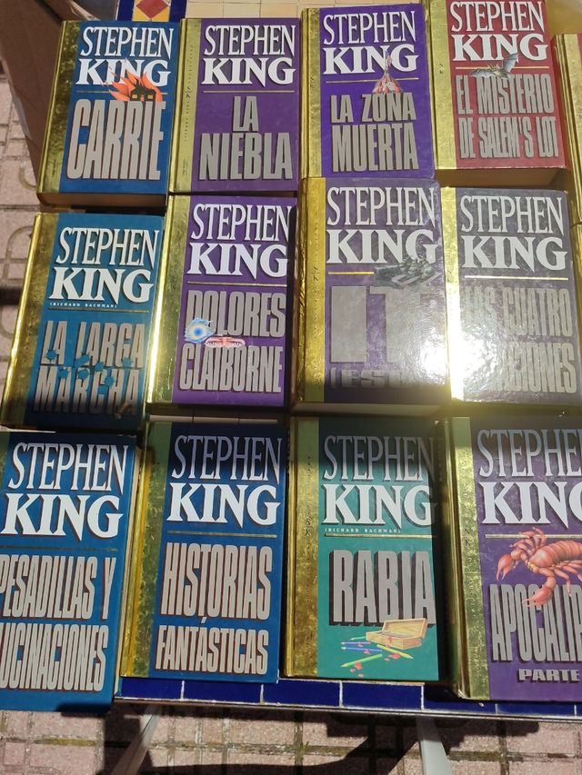 Colección de libros de Stephen King