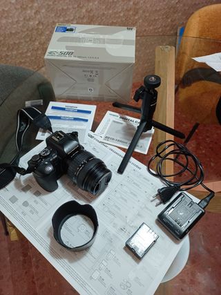 Cámara de fotos digital Olympus E-500