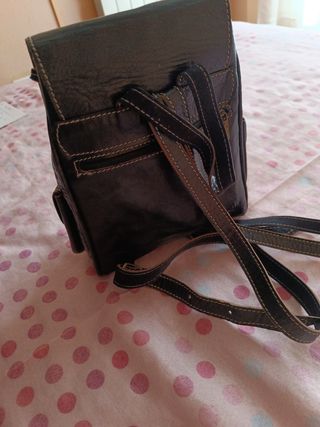 Mochila de cuero